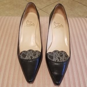 Authentic Christian Louboutin short heel